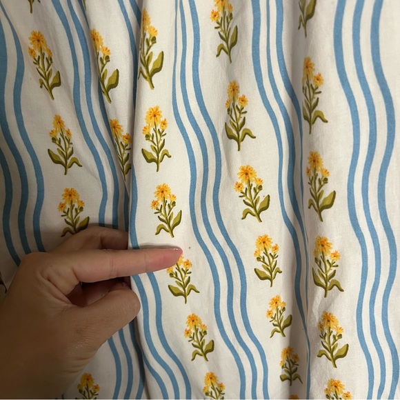 Printfresh X Lars Gracious Gardener Floral Print Midi Dress Women's Size XS - Picture 8 of 8